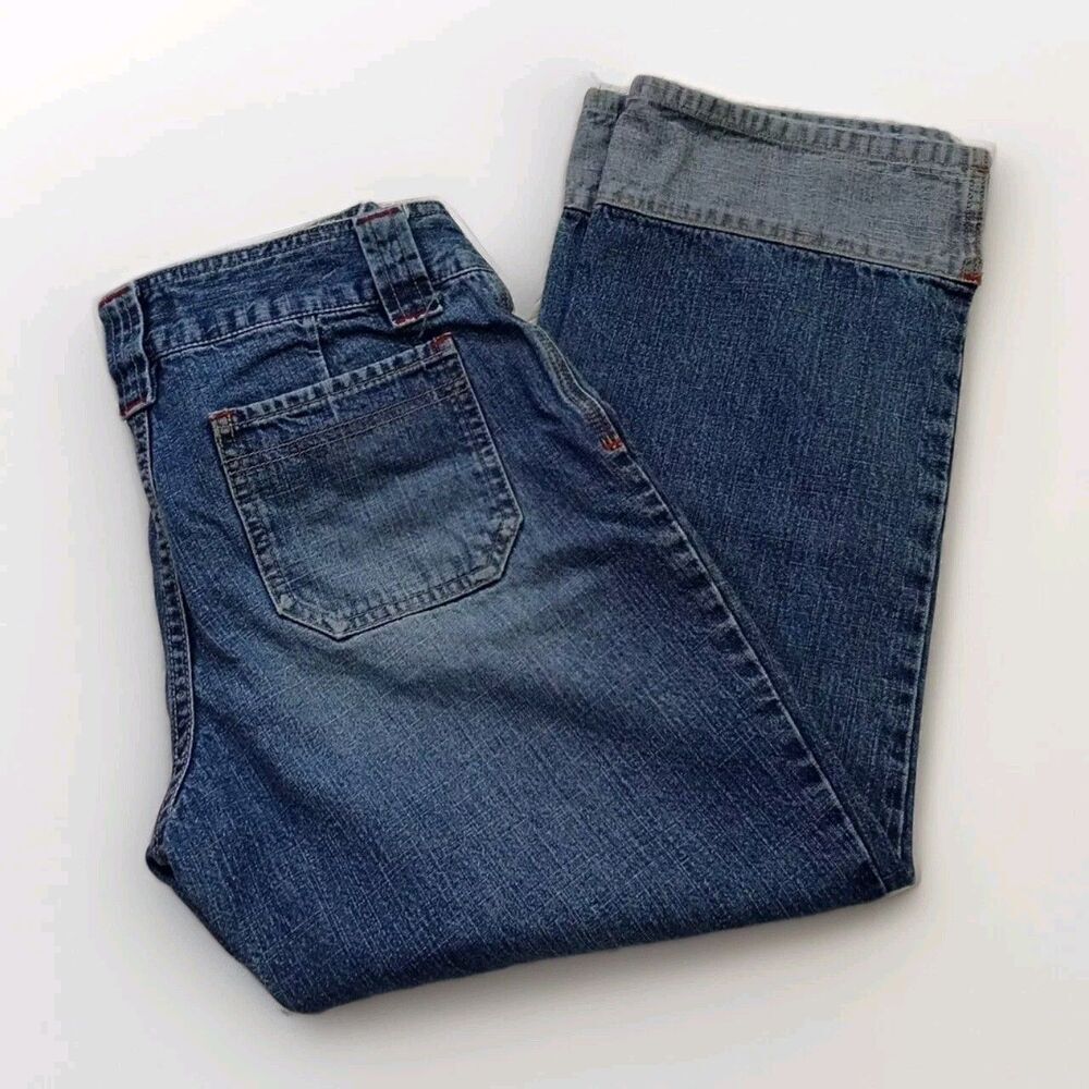 Unionbay Size 5 Women’s VTG  Two Toned Capri Jeans